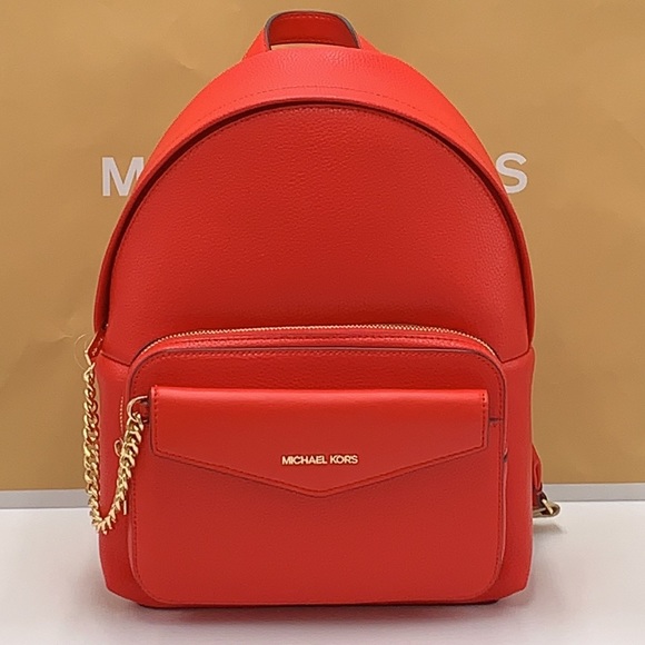 MICHAEL KORS DARK SANGRIA 
Maisie Medium Pebbled Leather 2-in-1 Backpack - Picture 11 of 16